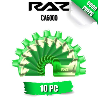 Raz CA6000 Disposable Vape Device [6000 Puffs] - 10PC