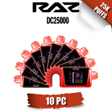 Raz DC25000 Disposable Vape Device [25000 Puffs] - 10PC