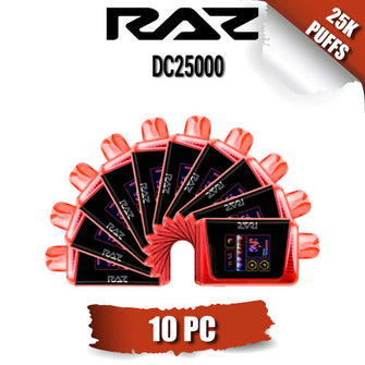 Raz DC25000 Disposable Vape Device [25000 Puffs] - 10PC