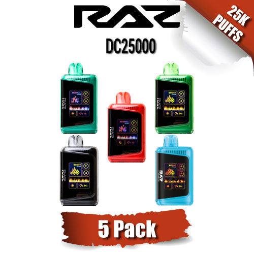 raz vape 5 pack Raz Zero Nicotine Vape Strawberry Ice main image 1