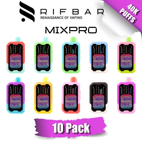 Rifbar Mixpro Vape Flavors RifBar MixPro 40K Puffs Disposable Vape - 18mL Rifbar MixPro Vape 40K Wholesale | VapeRanger Wholesale Rifbar Mixpro Vape Flavors RifBar MixPro 40K Puffs Disposable Vape - 18mL Rifbar MixPro Vape 40K Wholesale | VapeRanger Wholesale