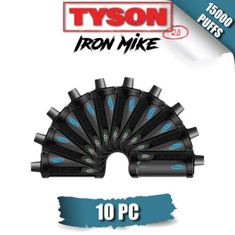 Tyson 2.0 Iron Mike Disposable Vape Device [15000 Puffs] - 10PC