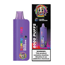 Alien Invasion Flavored Dummy Disposable Vape Device with 8000  Puffs 10PC | EvapeKings.com 