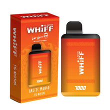 Arctic Mango Flavored Whiff El Patron Disposable Vape Device by Scott Storch 7000 Puffs 10PC | EvapeKings.com