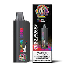 Bad Berry Flavored Dummy Vapes 1% Disposable Vape Device - 8000 Puffs | evapekings.com - 5PK