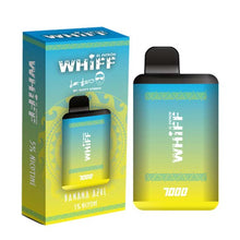 Banana Azul Flavored Whiff El Patron Disposable Vape Device by Scott Storch 7000 Puffs 10PC | EvapeKings.com