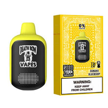 Banana Blueberry Flavored Death Row Vapes 0% Disposable Vape Device - 5000 Puffs | evapekings.com - 10PK