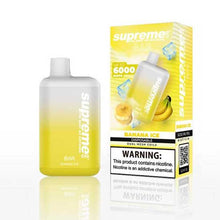 Banana Ice Flavored Supreme BAR Disposable Vape Device 6000 Puffs 1PC | eVapeKings.com