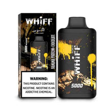 Banana Pudding Chocolate Flavored Whiff Remix Disposable Vape Device by Scott Storch
