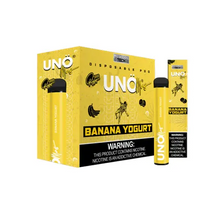 Banana Yogurt Uno Mas Disposable Vape Device