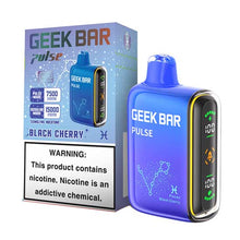 Black Cherry Flavored Geek bar Pulse Disposable Vape Device - 15000 Puffs | evapekings.com - 6PK