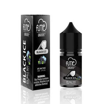 Black Ice FUME Salt Nic Juice E Liquid 30ml Bottle