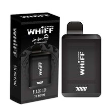 Black Ice Flavored Whiff El Patron Disposable Vape Device by Scott Storch 7000 Puffs 10PC | EvapeKings.com