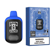 Blue Razz Flavored Death Row Vapes 0% Disposable Vape Device - 5000 Puffs | evapekings.com - 1PC