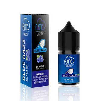 FUME Blue Razz Salt Nic Juice E-Liquid 30ml Bottle