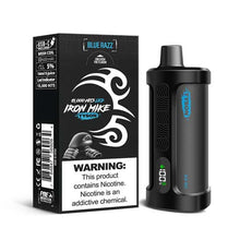 Blue Razz Flavored Tyson 2.0 Iron Mike Disposable Vape Device - 1500 Puffs | evapekings.com - 6PK