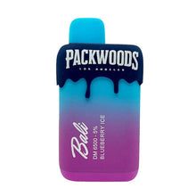 Blueberry Ice Flavored Bali x Packwood Disposable Vape Device - 6500 Puffs | evapekings.com - 6PK