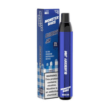 Blueberry Jam Flavored Monster Bars Disposable Vape Device 3500 Puffs 10PC | EvapeKings.com