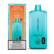 Caribbean Breeze Flavored Fume FRUITIA Disposable Vape Device - 8000 Puffs | evapekings.com -  1PC