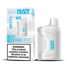 Clear Flavored Raz CA6000 Disposable Vape Device - 6000 Puffs 10PC | EvapeKings.com -