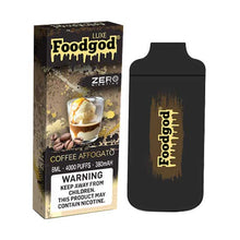 Coffee Affogato Flavored Foodgod Luxe ZERO 0% Disposable Vape Device 2400 Puffs 10PC | EvapeKings.com
