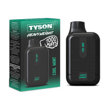 Cool Mint Flavored Tyson 2.0 Disposable Vape Device - 7000 Puffs | evapekings.com - 6pk