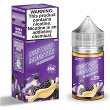 Custard Monster Blackberry Custard Salt 30ml by Jam Monster | eVape Kings