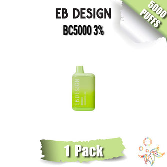 EB Design BC5000 3% Disposable Vape Device [5000 Puffs] - 1PC
