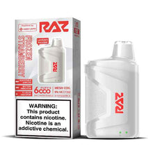 Frozen Strawberry Flavored Raz CA6000 Zero Disposable Vape Device - 6000 Puffs 10PC | EvapeKings.com - 