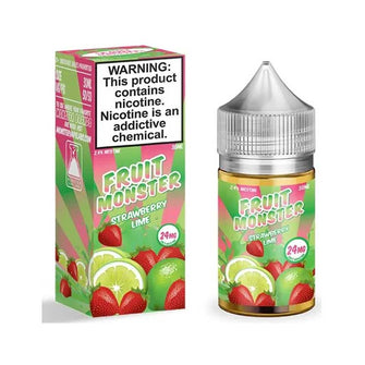 Fruit Monster Strawberry Lime Salt 30ml by Jam Monster | eVape Kings