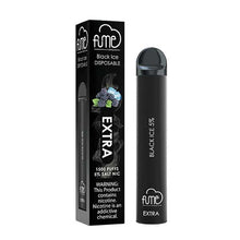 Fume EXTRA Black Ice flavored Black Ice 1500 Puffs