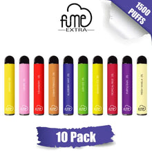 Fume EXTRA Disposable Vape Device 10 pack 1500 Puffs
