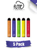 Fume EXTRA Disposable Vape Device 5 pack 1500 Puffs