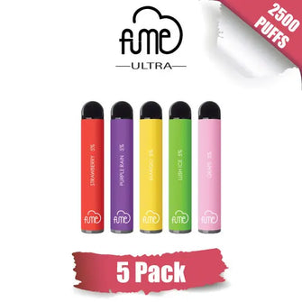 Fume ULTRA Disposable Vape Device 2500 Puffs 5 pack