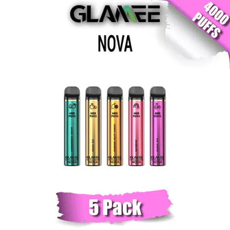 Glamee Nova Disposable Vape Device 4000 Puffs 5 pack