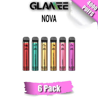 Glamee Nova Disposable Vape Device 4000 Puffs 6 pack