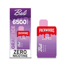 Grape Ice Flavored Bali x Packwood ZERO Disposable Vape Device - 6500 Puffs | evapekings.com - 1PC