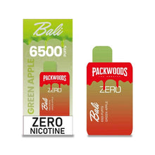 Green Apple Flavored Bali x Packwood ZERO Disposable Vape Device - 6500 Puffs | evapekings.com - 1PC