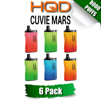 HQD Cuvie MARS Disposable Vape Device [8000 Puffs] - 6PK