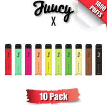 JUUCY X Diposable Vape 1600 Puffs 10 pack