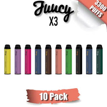 JUUCY x3 Diposable Vape 4400 Puffs 10 pack