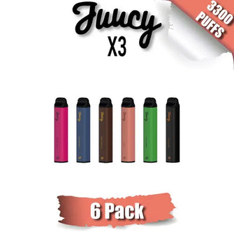 JUUCY x3 Diposable Vape 4400 Puffs 6 pack