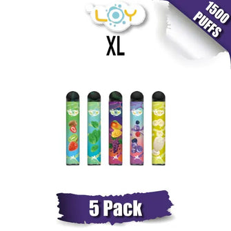 LOY XL Diposable Vape 1500 Puffs 5 pack