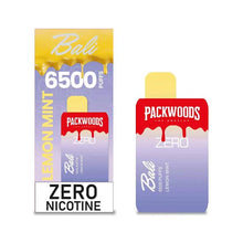 Lemon Mint Flavored Bali x Packwood ZERO Disposable Vape Device - 6500 Puffs | evapekings.com - 1PC