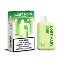  Lemon Mint Flavored EBDesign LOST MARY OS5000 Disposable Vape Device - 5000 Puffs 10PC | EvapeKings.com - 