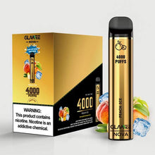 Disposable Vape Device Peach Ice Glamee Nova 4000 Puffs