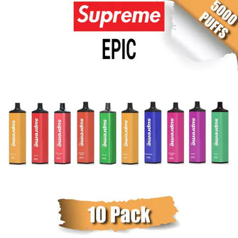 SUPREME EPIC Diposable Vape 5000 Puffs 10 pack