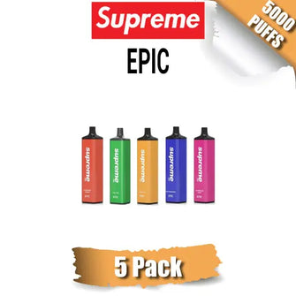 SUPREME EPIC Diposable Vape 5000 Puffs 5 pack