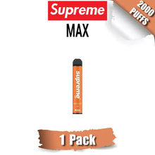 SUPREME MAX Diposable Vape 2000 Puffs 1 pack