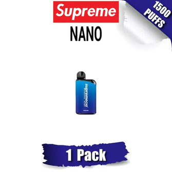 SUPREME NANO Diposable Vape 1500 Puffs 1 pack